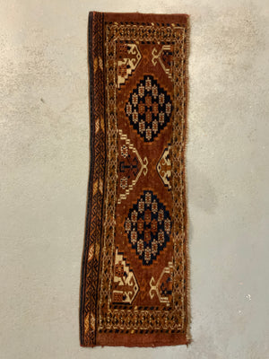 Turkmen Kizileyek kegebe mafrash panel (117 x 34cm)