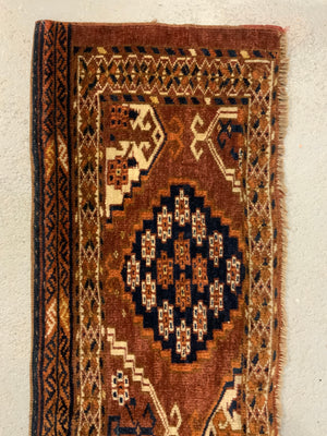 Turkmen Kizileyek kegebe mafrash panel (117 x 34cm)