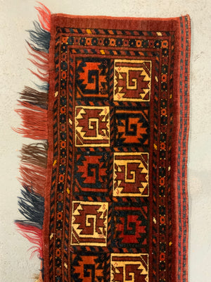 Turkmen Ersari Jollar torba kapunuk kejebe (165 x 39cm)