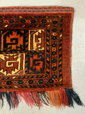 Turkmen Ersari Jollar torba kapunuk kejebe (165 x 39cm)