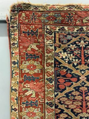 Kurdish antique long rug / runner fragment (271 x 105cm) *AF