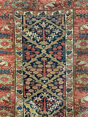 Kurdish antique long rug / runner fragment (271 x 105cm) *AF