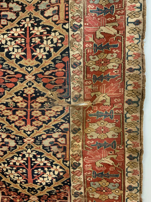 Kurdish antique long rug / runner fragment (271 x 105cm) *AF