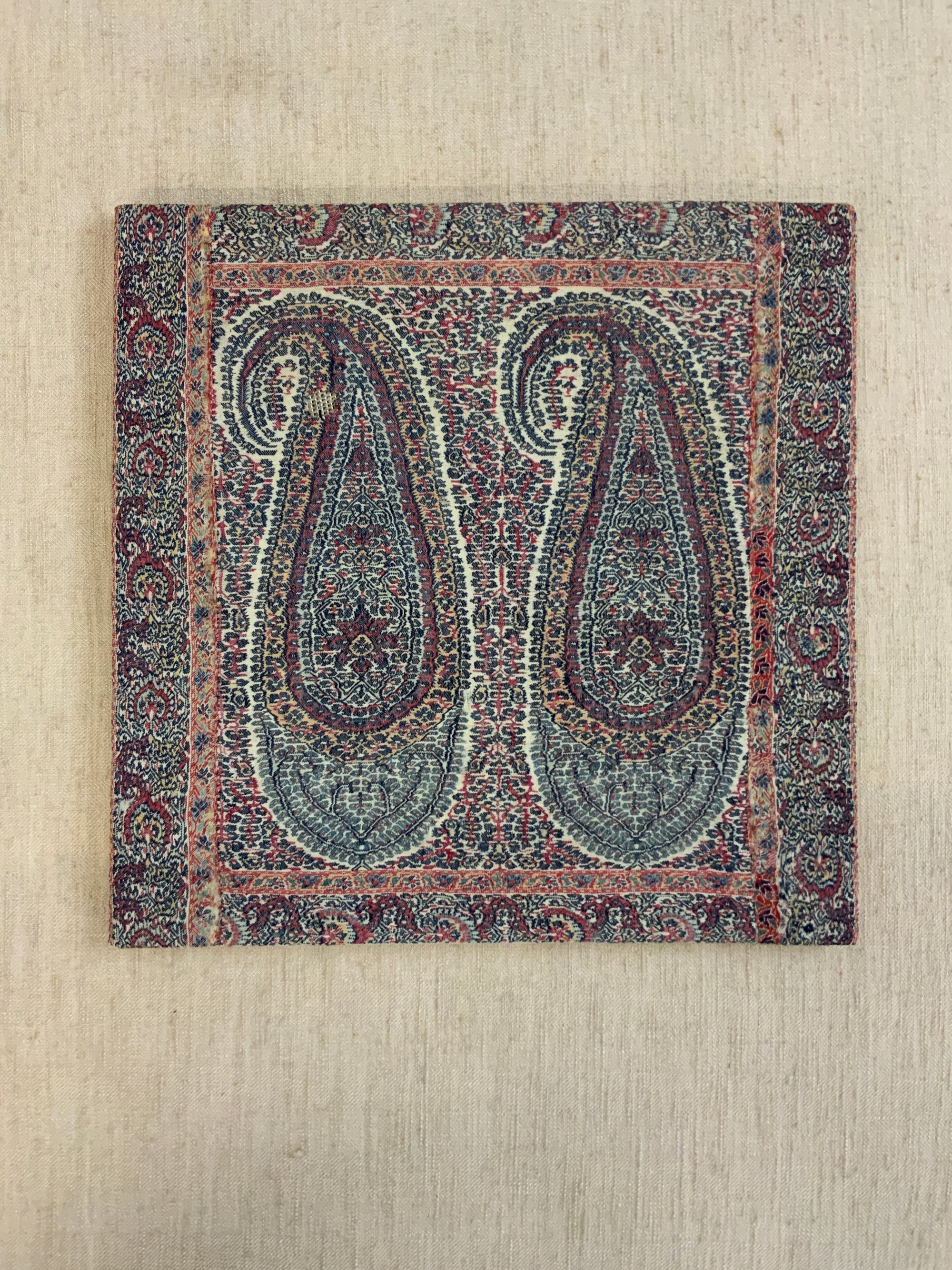 Kashmir shawl fragment (46 x 46cm)