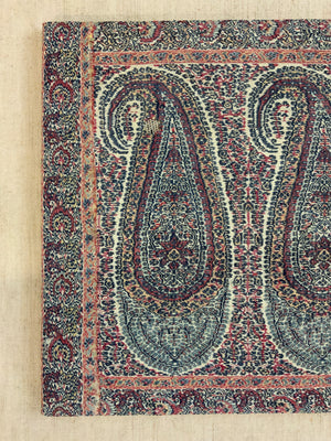 Kashmir shawl fragment (46 x 46cm)