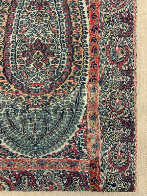 Kashmir shawl fragment (46 x 46cm)