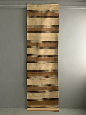 Turkish Central Anatolian striped flatweave runner (244 x 72cm)