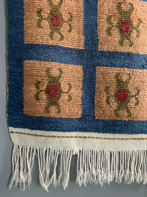 Turkish Obruk looped pile Çeki Tülü  rug (161 x 110cm)