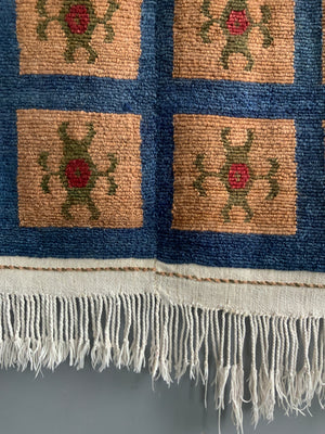 Turkish Obruk looped pile Çeki Tülü  rug (161 x 110cm)