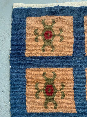 Turkish Obruk looped pile Çeki Tülü  rug (161 x 110cm)