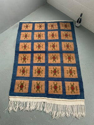 Turkish Obruk looped pile Çeki Tülü  rug (161 x 110cm)