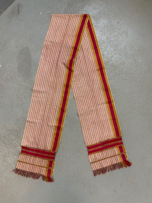Bahawalpur or Hyderabad intage warp faced silk band (252 x 29cm)