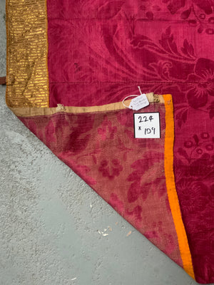 Compound silk damask (224 x 109cm)