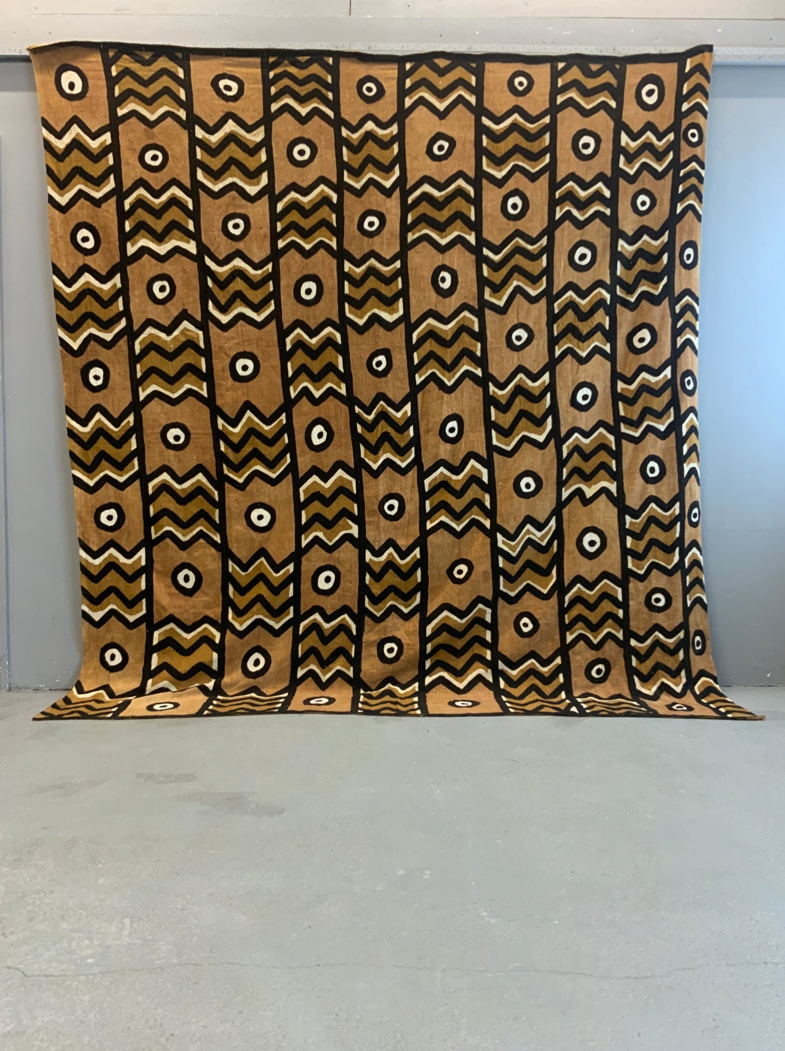 West African Mali large Bogolan / Bogalanfini mud cloth