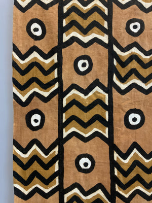 West African Mali large Bogolan / Bogalanfini mud cloth