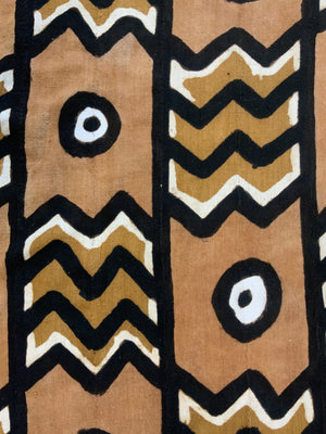 West African Mali large Bogolan / Bogalanfini mud cloth