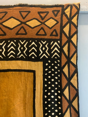 West African Mali Bogolan / Bogalanfini mud cloth (216 x 142cm)