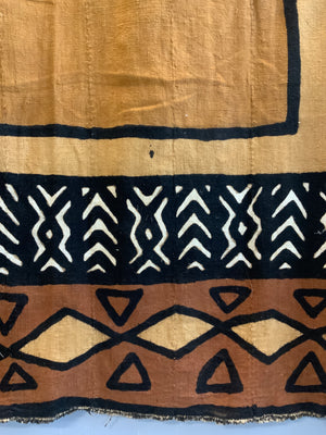 West African Mali Bogolan / Bogalanfini mud cloth (216 x 142cm)