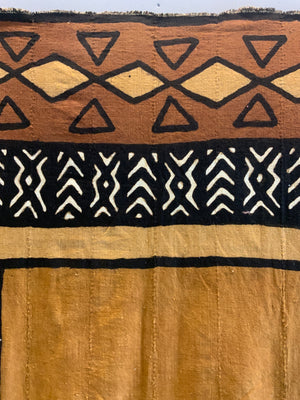 West African Mali Bogolan / Bogalanfini mud cloth (216 x 142cm)