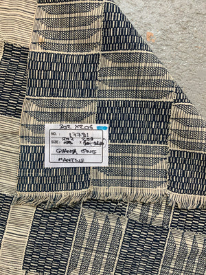 West African Ghana Ewe mantle (302 x 206cm)