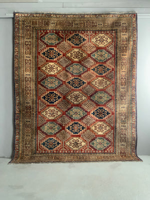 Afghan 'Kasak' quality modern large rug / small carpet (257 x 205cm)
