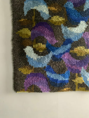 Finnish / Swedish Rya rug (152 x 108cm)