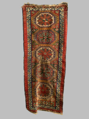 Antique Holbein design Caucasian rug (237 x 99cm) *AF