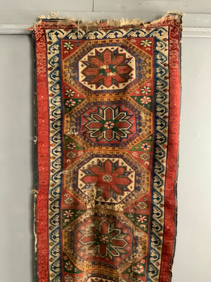 Antique Holbein design Caucasian rug (237 x 99cm) *AF