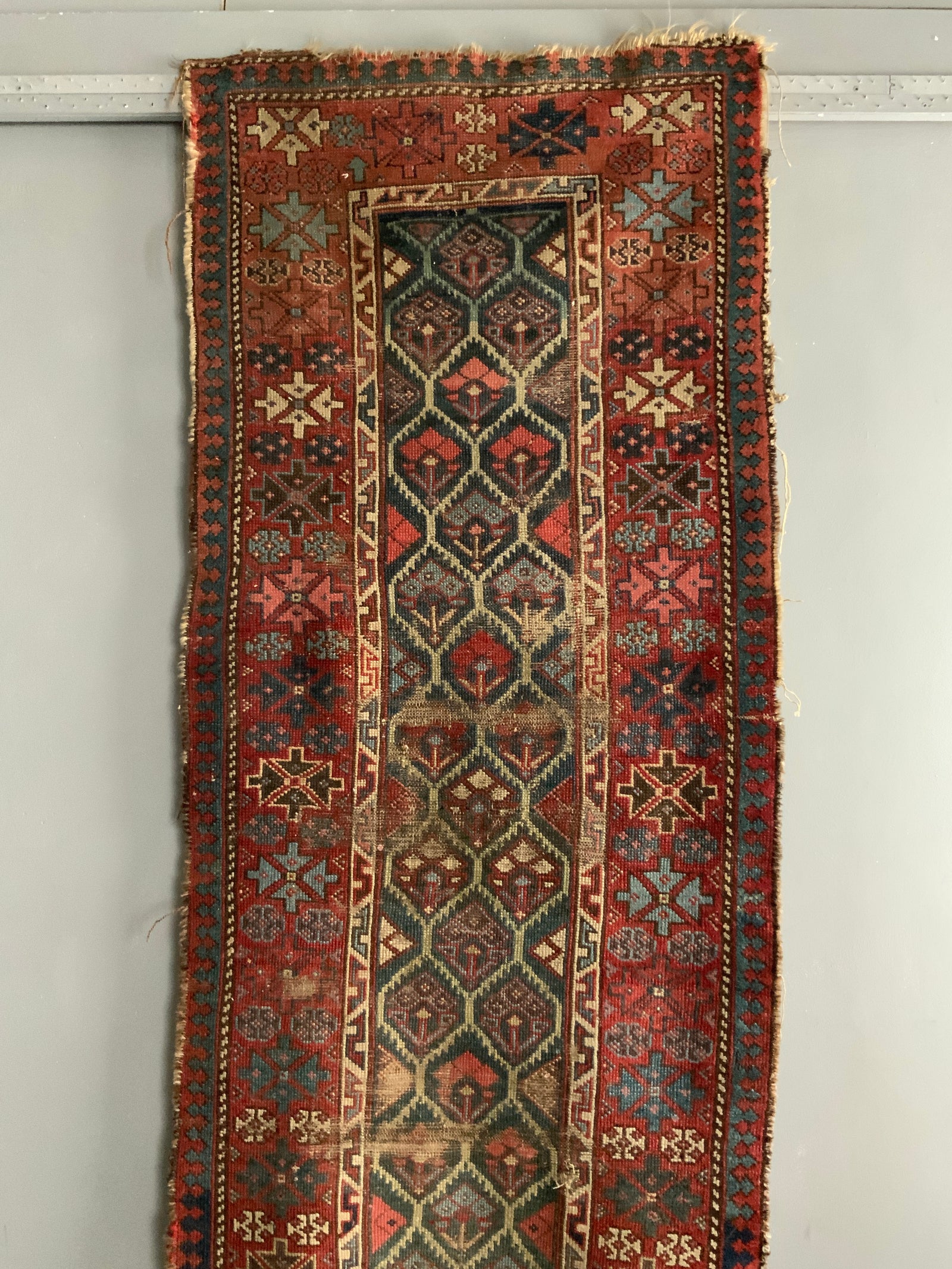 NWP / Azeri antique runner (334 x 83cm) *AF