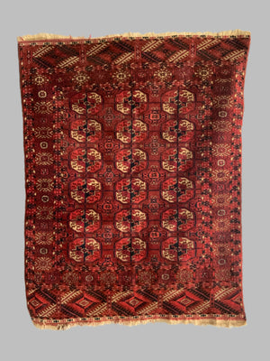 Turkmen antique Tekke small rug (136 x 108cm)