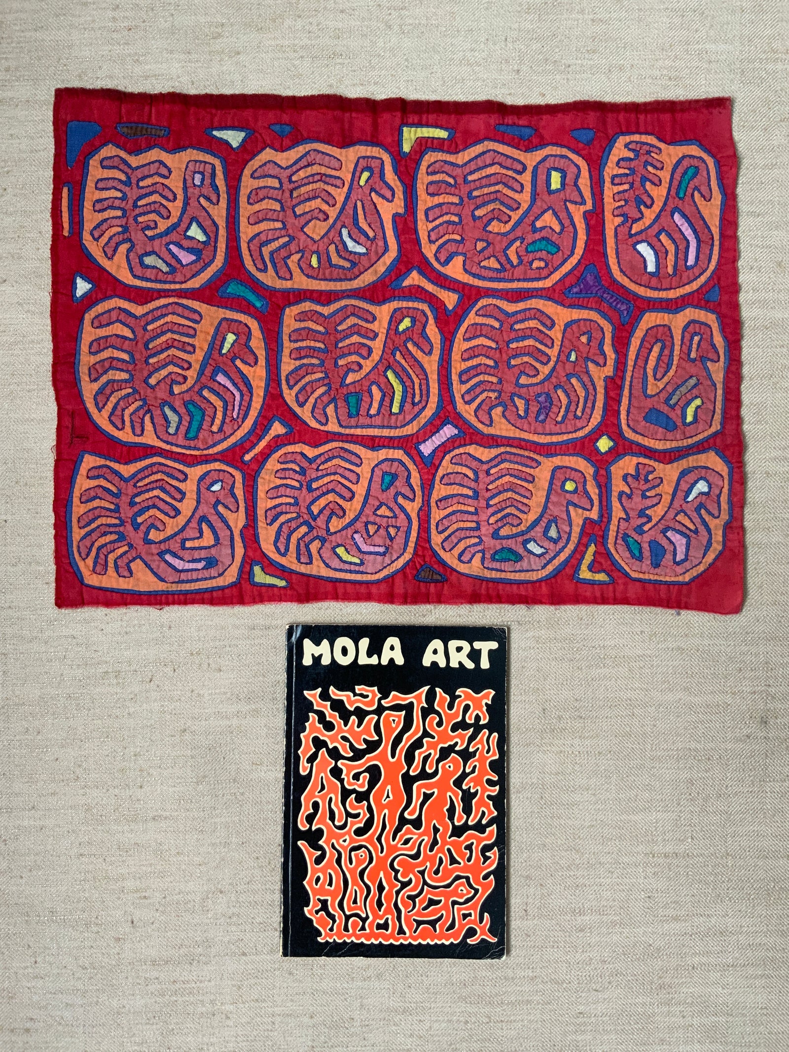 Panamanian San Blas mola appliqué (47 x 35cm)