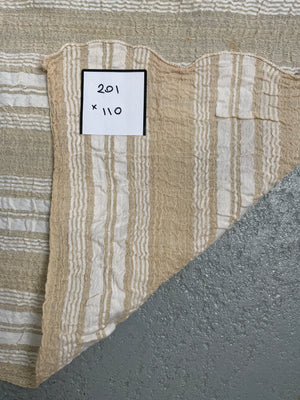 Turkish Ottoman vintage linen / silk (201 x 110cm)