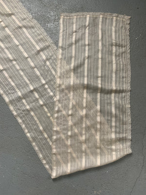 Turkish Ottoman antique silk length (357 x 46cm)