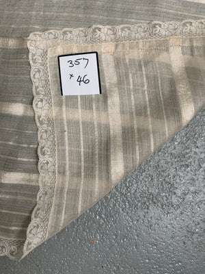 Turkish Ottoman antique silk length (357 x 46cm)