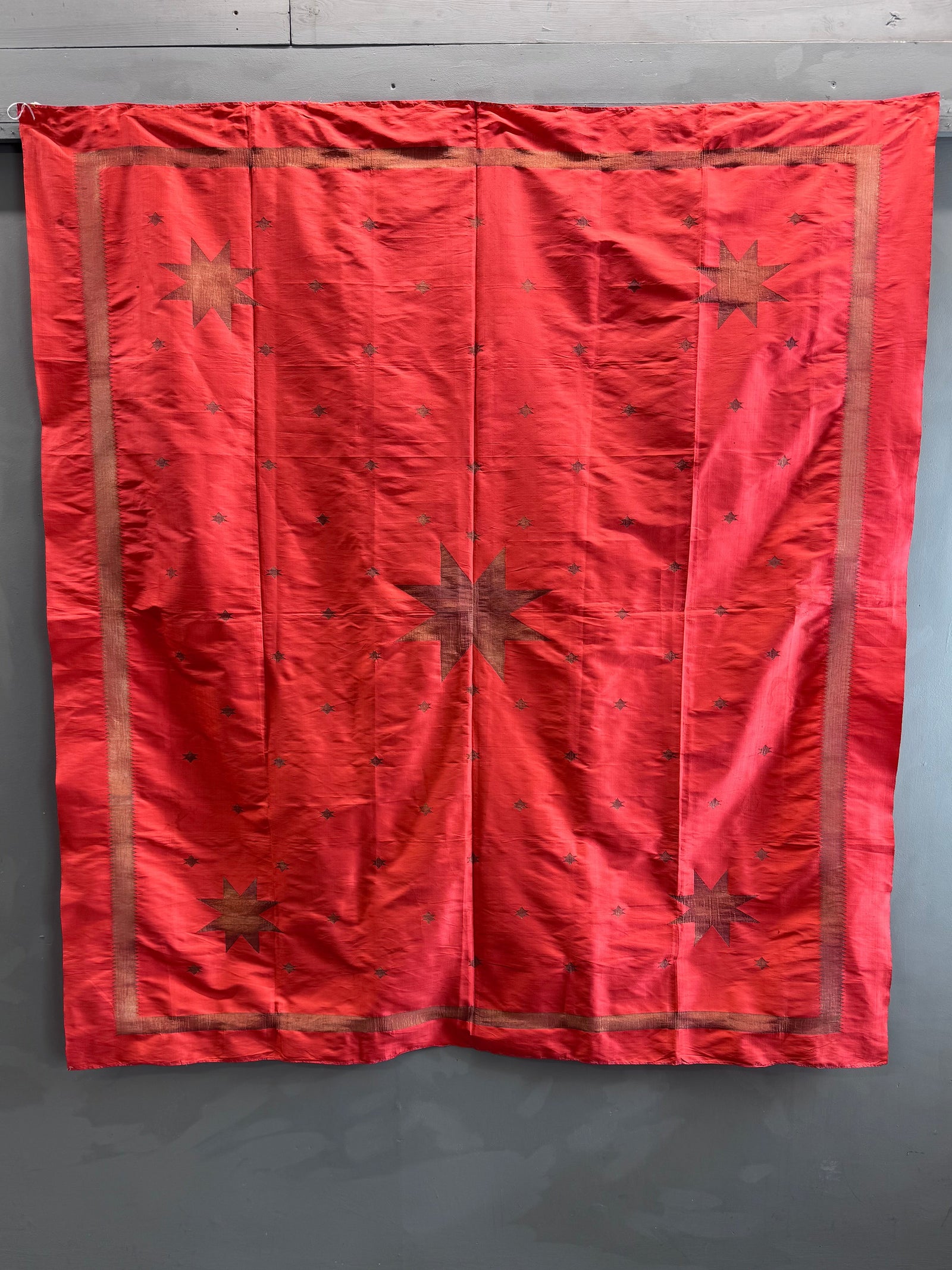 Syrian Homs silk tapestry sofreh (180 x 160cm)