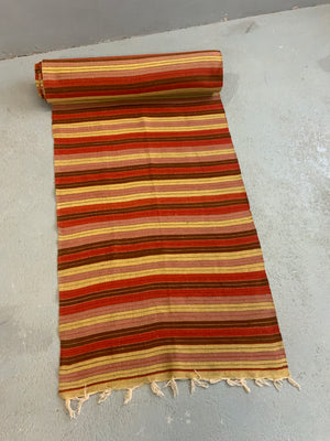 Turkish fine striped extra long kilim runner (976 x 71cm)