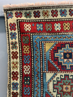 Caucasian Shirvan antique rug (211 x 106cm)
