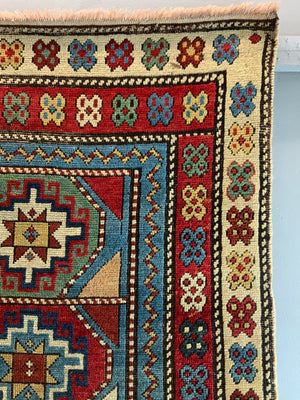 Caucasian Shirvan antique rug (211 x 106cm)
