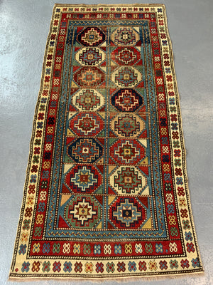 Caucasian Shirvan antique rug (211 x 106cm)