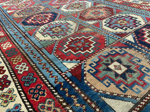 Caucasian Shirvan antique rug (211 x 106cm)