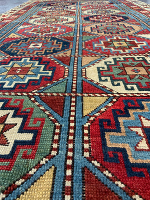 Caucasian Shirvan antique rug (211 x 106cm)
