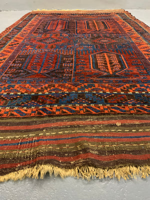 Balouch Adraskand antique carpet (278 x 164cm)