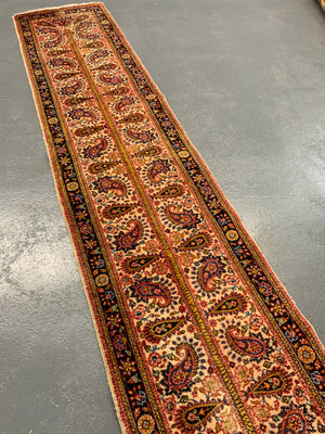 Runner made up from borders (335 x 65cm)