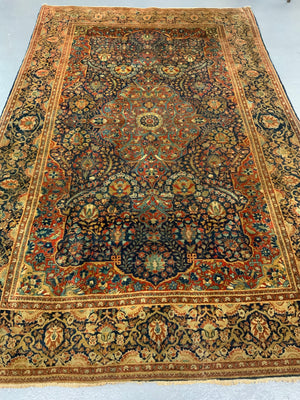 Kork Kashan  rug (207 x 131cm)