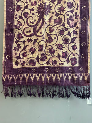 Javanese cotton batik stole (140 x 54cm)