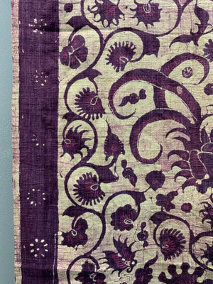 Javanese cotton batik stole (140 x 54cm)