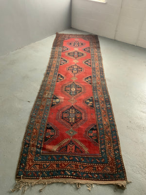 NWP Kurdistan antique runner 406 x 115