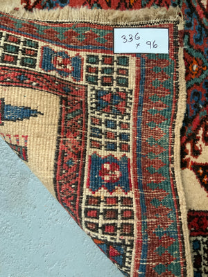 NWP Sarab vintage runner in camel hair (336 x 96cm)