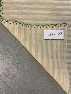 Turkish silk / linen (234 x 53cm)