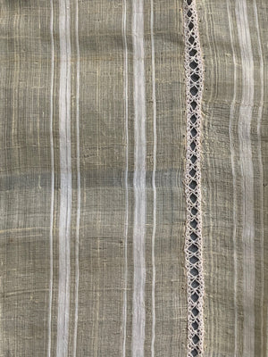 Ottoman Turkish betrothal silk linen (226 x 126cm)